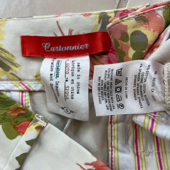 Anthropologie Cartonnier Floral “Charlie” Pants - US Size 4 - Picture 7 of 7